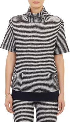 Band Of Outsiders Striped Short-Sleeve Top