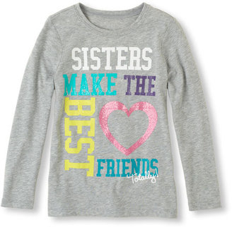 Children's Place Sisters best friends graphic tee