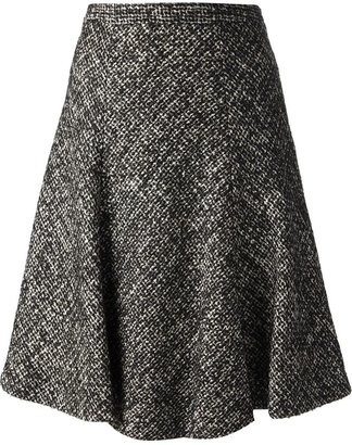 Etro a-line tweed skirt