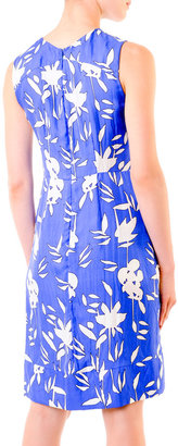 Marni Floral-Print Silk Dress