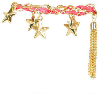 Delia's Star Charm Tassel Bracelet