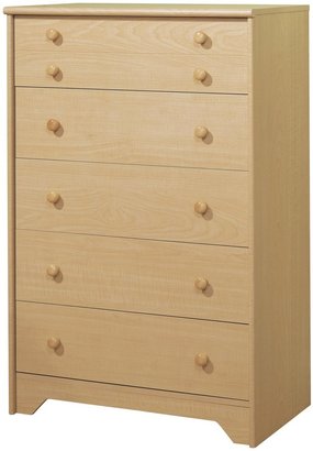 Green Baby South Shore Popular Collection 5-Drawer Chest - Natural Maple