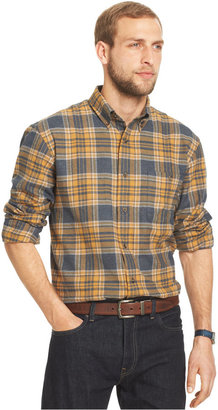 G.H. Bass Fireside Small-Plaid Flannel Shirt