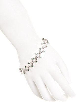 Tourmaline and Diamond Bracelet