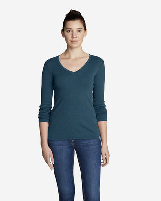 Eddie Bauer Women's Favorite Long-Sleeve V-Neck T-Shirt