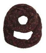 Dorothy Perkins Womens Wine Boucle Sequin Snood- Red