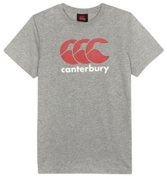 Canterbury of New Zealand Boy's grey logo t-shirt