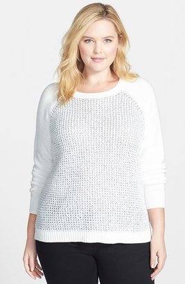 NYDJ Sequin Knit Sweater (Plus Size)