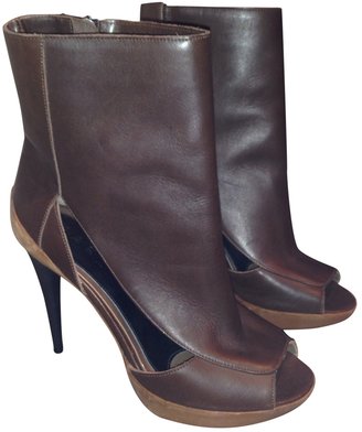 Marni Brown Leather Boots