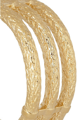 Aurélie Bidermann Lafayette gold-plated cuff