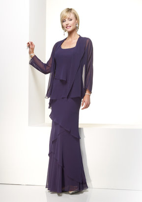 Alyce Paris Mother Of The Bride - Dress In Eggplant 29292