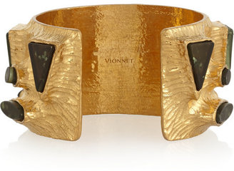 Vionnet Gold-plated resin cuff