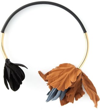 Marni flower detail necklace