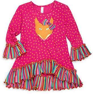 Toddler's & Little Girl's Fox Cancan Tunic