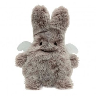Trousselier Grey Angel Bunny Fat Boy Soft Toy