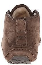 UGG Lyle Grizzly Brown Suede 1004822 Men Loafer Casual Warm Shoes NEW.
