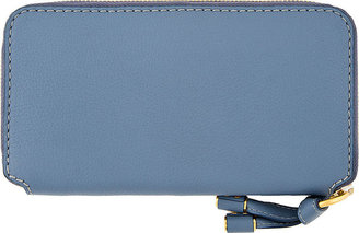 Chloé Blue Leather Marcie Continental Wallet