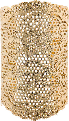 Aurélie Bidermann Gold Vintage Lace Cuff