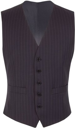 Pierre Cardin Men's Striped Classic Fit Waistcoat
