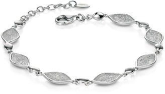 Fiorelli Silver Silver diamond cut concave bracelet