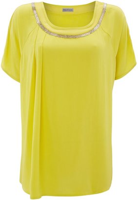 Mary Portas Embellished neck top
