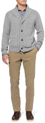 Dunhill Slim-Fit Cotton and Cashmere-Blend Shirt