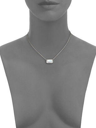 Ippolita Stella Mother-Of-Pearl, Clear Quartz, Diamond & Sterling Silver Octagon Pendant Necklace