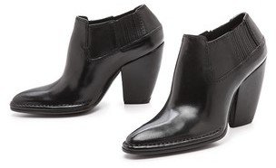 CNC Costume National Leather Low Booties
