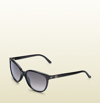 Gucci Black Glitter Sunglasses