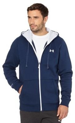 Under Armour Navy fleece lined zip through hoodie