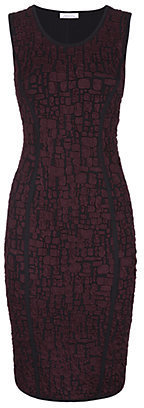 Nina Ricci Croc Textured Pencil Dress