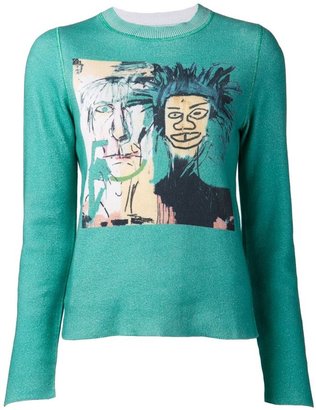 Lucien Pellat-Finet Lucien Pellat Finet 'Jean-Michel Basquiat' pullover