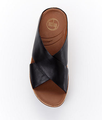 FitFlop Black Leather Sandals