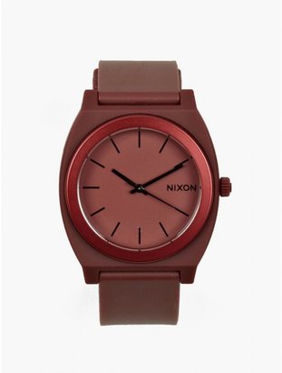 Nixon Red Time Teller P Wrist Watch