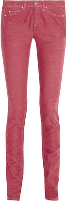 Etoile Isabel Marant Iti stretch-corduroy low-rise slim-leg jeans