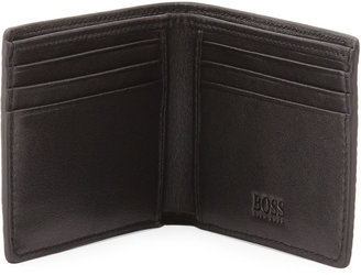HUGO BOSS Woven-Embossed Bi-Fold Wallet