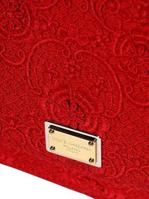 Dolce & Gabbana Sicily Lacy Top Handle Bag
