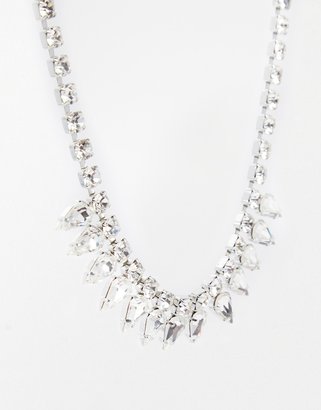 Swarovski Krystal Crystal Hanging Spikes Necklace