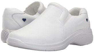 all white nursing sneakers