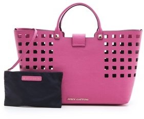 Juicy Couture Emblazon Leather Shopper Tote