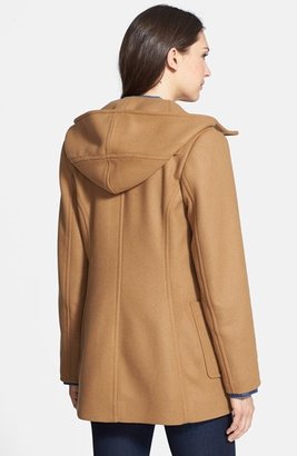 Pendleton Hooded Wool Blend Duffle Coat (Regular & Petite)