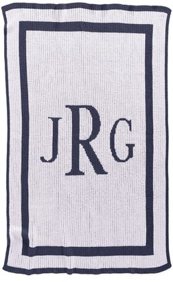 Butterscotch Blankees 'Classic Monogram' Personalized Stroller Blanket