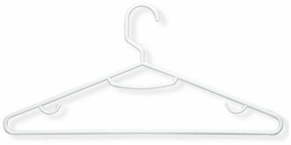 Honey-Can-Do 60-Pack White Plastic Hangers
