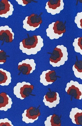 Stella McCartney Floral Print Silk Bomber Jacket