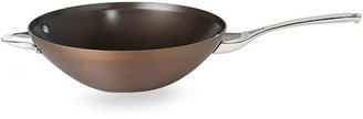 Calphalon Contemporary Nonstick Bronze Anodized Edition 12-Inch Wok with Helper Handle
