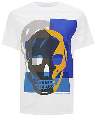 Alexander McQueen Graphic Skull Print T-Shirt