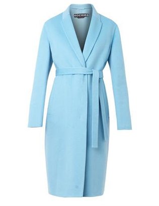 Rochas Double-faced wool and angora-blend coat