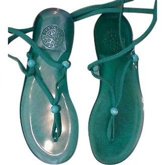 See by Chloe Green Rubber Sandals