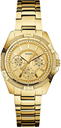 GUESS Watch, Women's Gold-Tone Bracelet 36mm U0235L5