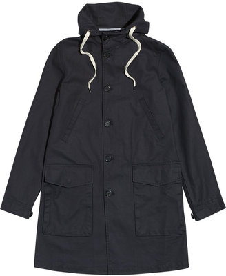 J.Crew Two-For coated cotton-canvas coat